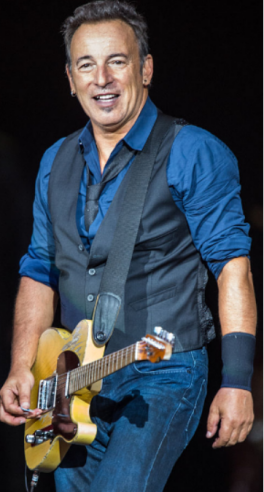 creative common image of musician Bruce Springsteen, in a web page related to music research, music technology and the YMusic search engine